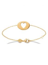 L'Atélier Précieux Pozłacana bransoletka z elementami ozdobnymi rozmiar: onesize. Żółte bransoletki damskie L'Atélier Précieux, pozłacane. Za 173.99 zł.