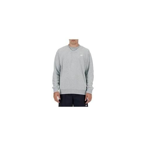 Bluza sportowa męska New Balance Essentials french terry crew. Bluzy sportowe męskie New Balance, z aplikacjami, z bawełny, klasyczne, bez kołnierzyka, bez ramiączek. Za 352.00 zł.