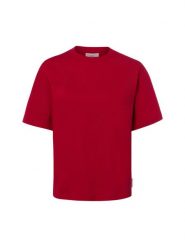 Marc O'Polo Denim Koszulka Kobiety Bawełna (100%) czerwony, L. Czerwone t-shirty damskie Marc O'Polo Denim, l, bez wzorów, z bawełny, bez kołnierzyka. Za 89.95 zł.