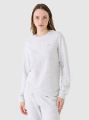 4F Bluza dresowa nierozpinana bez kaptura damska - szara S. Szare bluzy bez kaptura damskie 4f, s, z bawełny. W wyprzedaży za 79.99 zł.