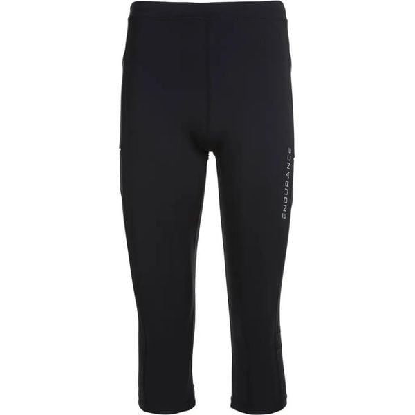 Legginsy o długości 3/4 Endurance Energy. Czarne spodnie sportowe męskie Endurance, z poliesteru. Za 175.50 zł.