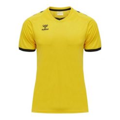 Koszulka Hummel hmlhmlCORE volley. Żółte t-shirty sportowe męskie HUMMEL, l, bez ramiączek, na fitness i siłownię. Za 83.99 zł.