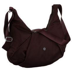 Duża, bordowa torebka damska z poliestru, mieszcząca format A4 - Peterson. Czerwone torebki klasyczne damskie Peterson, bez wzorów, duże, bez dodatków. Za 87.99 zł.