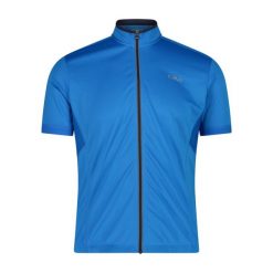 Koszulka męska turystyczna CMP 31C7957. Niebieskie t-shirty sportowe męskie CMP, m, z materiału, bez ramiączek, rowerowe. Za 109.99 zł.