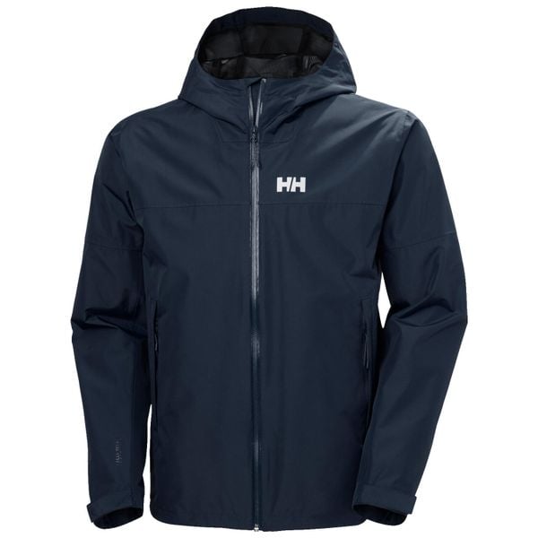 Kurtka wodoodporna Helly Hansen Voyage. Niebieskie kurtki męskie Helly Hansen, m, bez wzorów, eleganckie, bez kaptura. Za 775.00 zł.