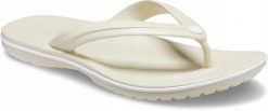Japonki Dla Dorosłych Crocs Crocband Flip. Białe klapki i japonki męskie Crocs, z materiału. Za 169.99 zł.