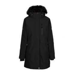 Kurtka Damska Zambel TP75. Czarne kurtki damskie Trespass, xl, bez wzorów, bez kaptura. Za 391.99 zł.