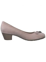 S.Oliver Czółenka w kolorze jasnoróżowym rozmiar: 38. Różowe czółenka damskie S.Oliver, bez wzorów, bez obcasa. Za 122.67 zł.