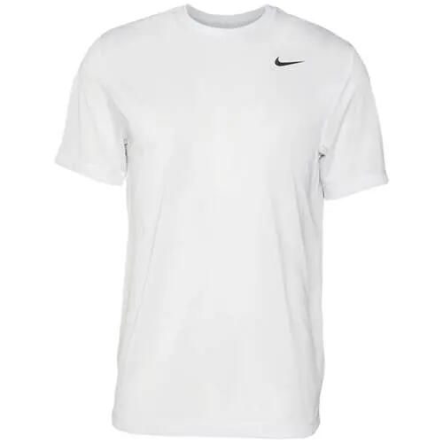Koszulka sportowa męska Nike BV0507100. Białe t-shirty sportowe męskie Nike, m, z bawełny, bez ramiączek, na fitness i siłownię. Za 169.99 zł.