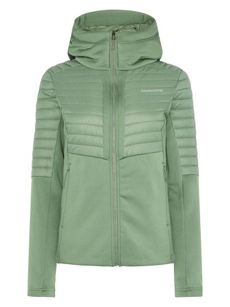 Didriksons Kurtka polarowa "Annema" w kolorze zielonym rozmiar: 36. Zielone kurtki damskie Didriksons, bez wzorów, z polaru, bez kaptura. Za 340.18 zł.