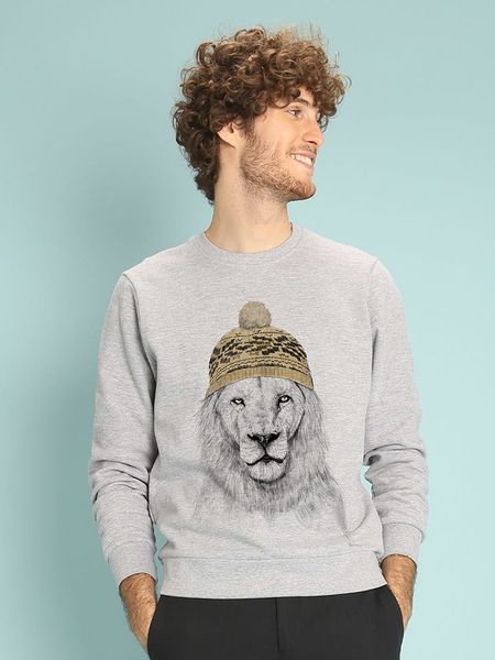 WOOOP Bluza "Winter is coming" w kolorze szarym rozmiar: XS. Szare bluzy bez kaptura męskie Wooop, xs. Za 74.28 zł.