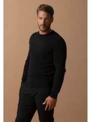 Perfect Cashmere Kaszmirowy sweter "Blake" w kolorze czarnym rozmiar: M. Czarne swetry męskie Perfect Cashmere, m, bez wzorów, z kaszmiru, bez kołnierzyka. Za 413.99 zł.