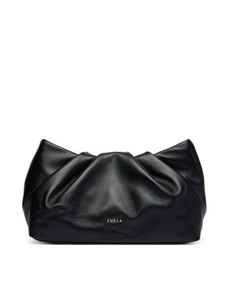 Furla Torebka Delia Mini WE00880 BX2269 CN O6000 Czarny. Czarne torebki klasyczne damskie Furla, bez wzorów, ze skóry, bez dodatków. Za 919.99 zł.