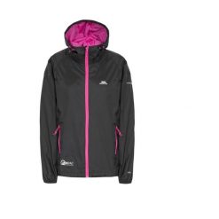 Kurtka damska Trespass Qikpac w kolorze czarnym. Czarne kurtki przeciwdeszczowe damskie Trespass, bez kaptura. Za 282.99 zł.