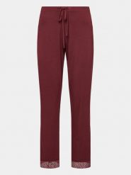 Femilet by Chantelle Spodnie piżamowe Jazz FNA560 Bordowy Regular Fit. Czerwone piżamy damskie Femilet by Chantelle, bez wzorów, z wiskozy, bez ramiączek. Za 219.99 zł.