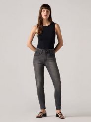 Levi's Dżinsy "721" - Skinny fit - w kolorze antracytowym rozmiar: W30/L32. Czarne jeansy damskie Levi's, z podwyższonym stanem. Za 244.22 zł.