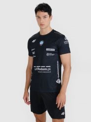 4F Koszulka meczowa replika domowa z sezonu 2024/25 męska 4F x Czarni Radom - multikolor M. Czarne t-shirty sportowe męskie 4f, m, z dzianiny, bez ramiączek, na fitness i siłownię. Za 149.99 zł.