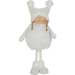 Figurka dekoracyjna dziewczynka śnieżynka 42cm. Białe kurtki i płaszcze dziewczęce Intesi, bez wzorów, z materiału, bez kaptura. W wyprzedaży za 130.90 zł.