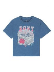 Roxy T-Shirt Eve Washed ERGZT04137 Niebieski Oversize. Niebieskie koszulki dziewczęce Roxy, m, bez wzorów, z bawełny, bez ramiączek. Za 129.99 zł.