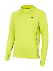 4F Bluza funkcyjna w kolorze żółtym rozmiar: S. Żółte bluzy z kapturem męskie 4f, s, z materiału. Za 183.95 zł.