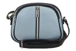 Listonoszka niebieska BARBERINI'S skórzana 03-15. Niebieskie shopper bag damskie Barberinis, bez wzorów, ze skóry, na ramię, bez dodatków. Za 172.99 zł.