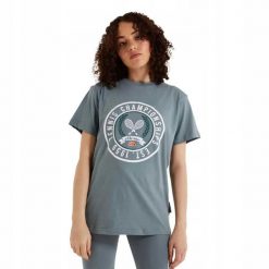 T-SHIRT DAMSKI KOSZULKA ELLESSE XXS. Szare t-shirty damskie Ellesse, uniwersalny, bez wzorów, z bawełny, bez kołnierzyka. Za 95.20 zł.