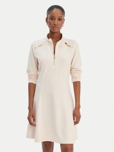 Liu Jo Sport Sukienka codzienna TA6019 JS182 Różowy Regular Fit. Czerwone sukienki damskie Liu Jo Sport, na co dzień, xs, bez wzorów, z wiskozy, sportowe, bez kołnierzyka, bez ramiączek, proste. Za 709.99 zł.