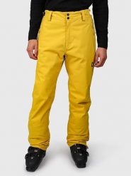 Brunotti Spodnie narciarskie "Footrail" w kolorze żółtym rozmiar: M. Żółte spodnie materiałowe męskie BRUNOTTI, bez wzorów. Za 226.10 zł.