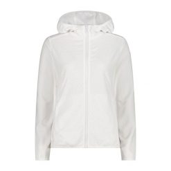 Kurtka narciarska z kapturem na zamek dla kobiet CMP. Białe kurtki narciarskie i snowboardowe damskie CMP, s, bez wzorów, z kapturem, narciarskie. Za 314.00 zł.