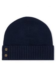 LAUREN RALPH LAUREN Czapka 454P04510005 Granatowy. Niebieskie czapki zimowe damskie Lauren Ralph Lauren, z wełny. Za 419.99 zł.