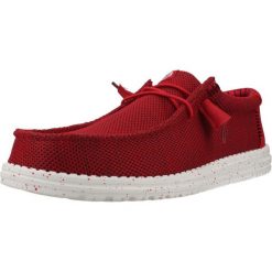 Buty HEY DUDE WALLY STRETCH SOX Czerwony. Czerwone buty fitness męskie SENZA MARCA, na fitness i siłownię. Za 204.99 zł.
