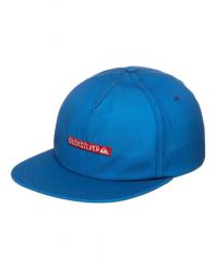 Czapka Snapback dla Mężczyzn DRIFTER CLICKER Niebieski. Niebieskie czapki męskie Quiksilver, bez wzorów, z bawełny. Za 65.00 zł.