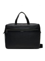 Calvin Klein Torba na laptopa Zip Commuter Bag LV04D3263G Czarny. Czarne torby na laptopa damskie CALVIN KLEIN, bez wzorów, ze skóry. Za 449.99 zł.
