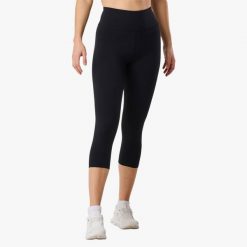 Legginsy treningowe damskie Swedemount Move 3/4 Tights szybkoschnące. Czarne legginsy damskie SWEDEMOUNT, bez wzorów, z tkaniny, do biegania. Za 152.99 zł.