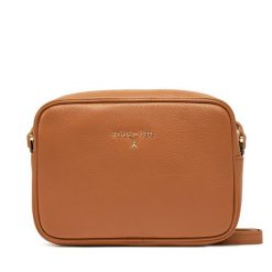 Torebka Patrizia Pepe. Brązowe listonoszki damskie Patrizia Pepe, bez wzorów, bez dodatków. Za 409.99 zł.