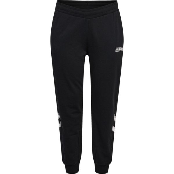 Damskie spodnie dresowe plus Hummel Legacy. Czarne spodnie dresowe damskie HUMMEL, z dresówki, na fitness i siłownię. W wyprzedaży za 193.50 zł.