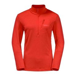 Bluza Damska Kolbenberg. Czerwone bluzy z kapturem damskie Jack Wolfskin, l, z elastanu. Za 314.99 zł.