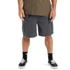 Szorty spacerowe dla Mężczyzn TAXER 19" Czarny. Czarne szorty męskie Quiksilver, na lato, bez wzorów, z bawełny. Za 269.99 zł.