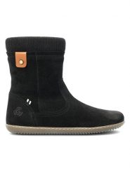 Groundies Skórzane buty "Iceland" w kolorze czarnym do chodzenia na boso rozmiar: 36. Czarne botki damskie Groundies, ze skóry, bez obcasa, bez zapięcia. Za 304.99 zł.