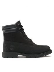 Timberland Trapery Linden Woods Wp 6 Inch TB0A156S0011 Czarny. Czarne trapery damskie Timberland, z nubiku, bez obcasa. Za 849.99 zł.
