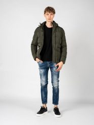 Geox Kurtka "Hilstone" | M2628C T2941 | Mężczyzna | Zielony. Zielone kurtki męskie Geox, m, bez wzorów, z poliesteru, eleganckie, bez kaptura. W wyprzedaży za 599.00 zł.