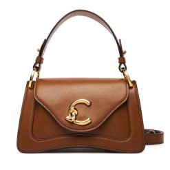 Torebka Coccinelle. Brązowe torebki klasyczne damskie Coccinelle, bez wzorów, bez dodatków. Za 1,309.00 zł.