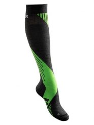 Zanier Skarpety narciarskie "Alpine" w kolorze zielono-antracytowym rozmiar: L. Czarne skarpetki męskie Zanier, bez wzorów, z materiału. Za 69.45 zł.