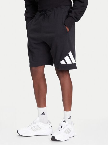 Adidas Szorty sportowe Essentials Big Logo JE8956 Czarny Regular Fit. Czarne szorty męskie Adidas, bez wzorów, z bawełny, sportowe. Za 119.99 zł.