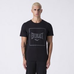 Koszulka sportowa męska Everlast 37M291J862000. Czarne t-shirty sportowe męskie Everlast, m, z bawełny, bez ramiączek. Za 135.00 zł.