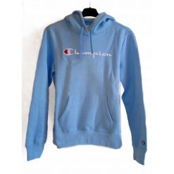 Bluza na co dzień damska CHAMPION z kapturem. Niebieskie bluzy z kapturem damskie CHAMPION. Za 249.00 zł.