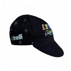 Czapka z daszkiem Cinelli Cosmic Riders. Czarne czapki męskie CINELLI, bez wzorów, z materiału. Za 244.50 zł.
