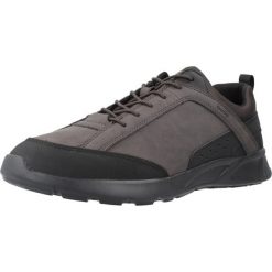 Buty GEOX U SANZIO Brązowy. Brązowe buty trekkingowe męskie Geox, z syntetyku, bez zapięcia, trekkingowe. Za 292.99 zł.
