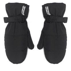 Rękawiczki Męskie Sprandi. Czarne rękawiczki męskie Sprandi, bez wzorów, z dzianiny. Za 49.99 zł.