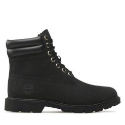 Trapery Timberland. Czarne buty zimowe męskie Timberland, bez zapięcia. Za 849.99 zł.